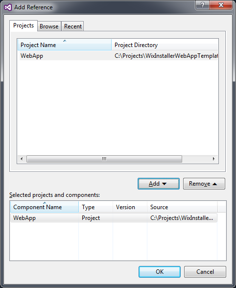 Add Project Reference